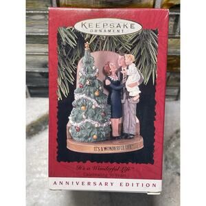 It's a Wonderful Life Christmas Ornament Anniversary Edition 50 Years Hallmark
